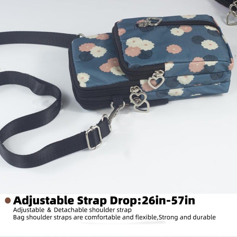JANKS Crossbody Bags for Women, Small Phone Purse Travel Pouch Over the Shoulder Bags for Women with Adjustable Strap - Image 3